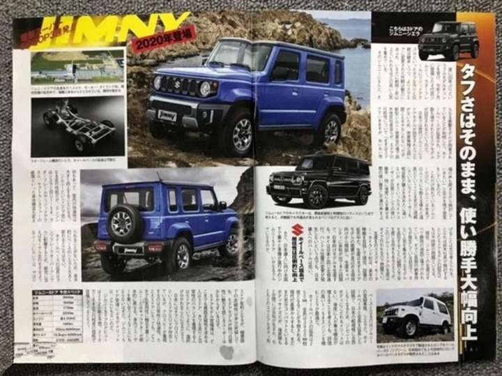 Suzuki Jimny 五門版真的有譜？外媒稱 2021 年就會問世！