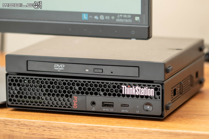 Lenovo ThinkStation P340 tiny 迷你工作站實測 多螢幕連接與專業性能兼具