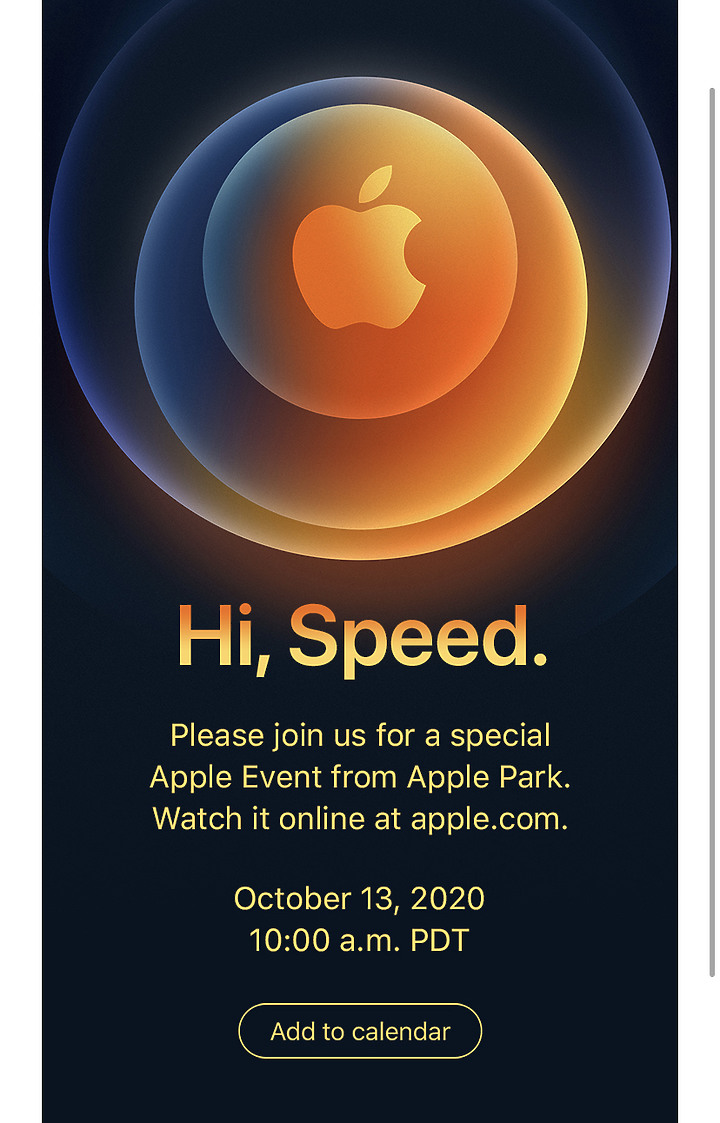 這次是iPhone 12了吧? 蘋果正式發出10/13發表會訊息 這些傳聞功能都是發表會看點