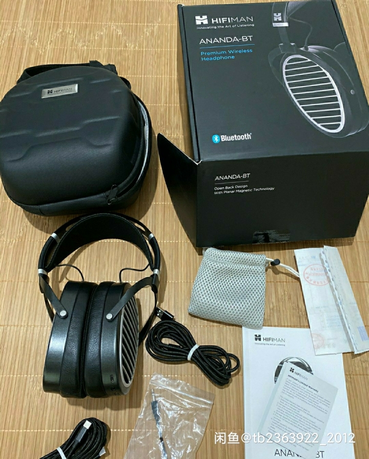 入了Hifiman的藍芽大耳ananda bt