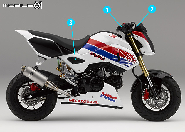 【海外快訊】HRC GROM Cup 賽事專用工廠賽車 HONDA MSX-GROM Race Base 競賽版日本登場!
