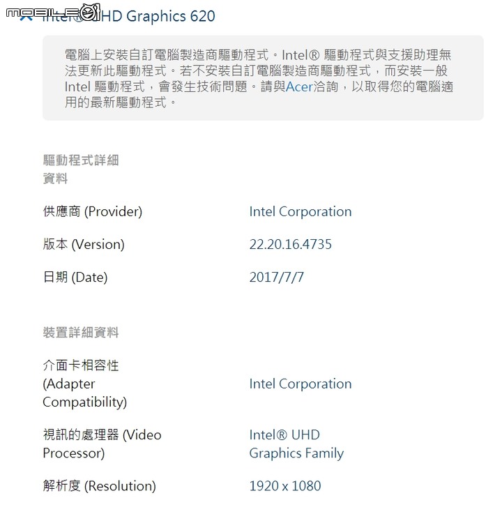 acer 筆電外接電視顯示無訊號