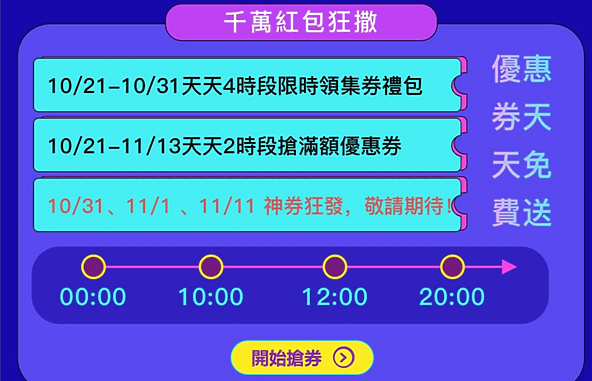 【免運再送折價券】京東雙11一直買一直送！秀訂單抽免單！