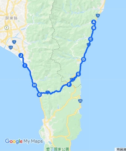 一個人,一台車,中秋國慶連假的9日環島遊