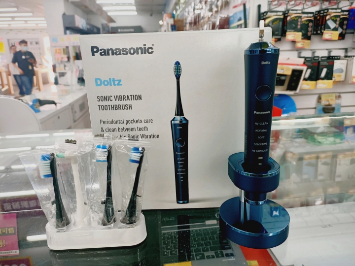 開箱"panasonic"日本製w音效電動牙刷（EW-DP54）