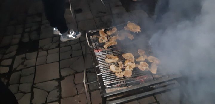 上禮拜六日去桃園 舊百吉穴道和綠光森林 角版街 烤肉