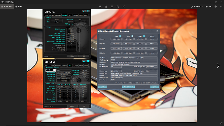 點我看大圖 內斂鏡面、冷光穿透 T-FORCE XTREEM ARGB DDR4 3600 8G*2