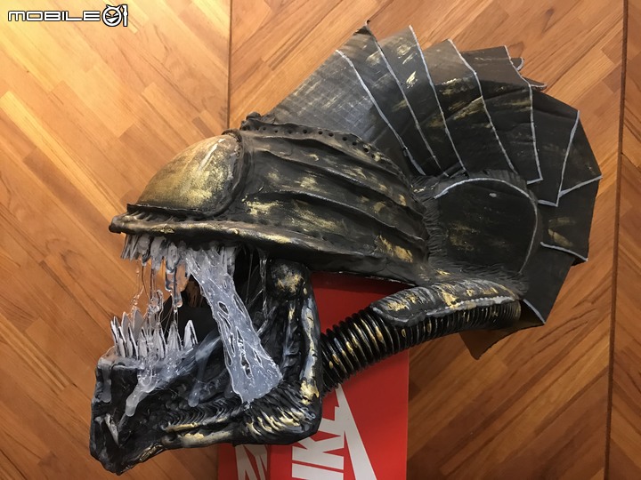 [DIY][萬聖節][面具]臨時趕製手做萬聖節面具"終極戰士及異形" (圖多文少)