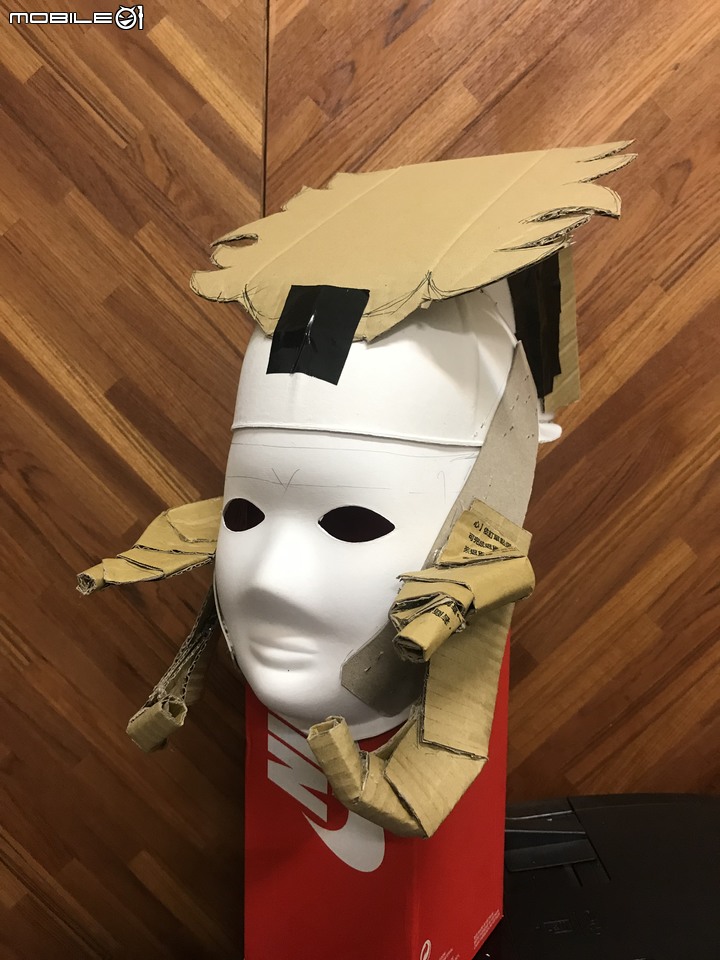 [DIY][萬聖節][面具]臨時趕製手做萬聖節面具"終極戰士及異形" (圖多文少)