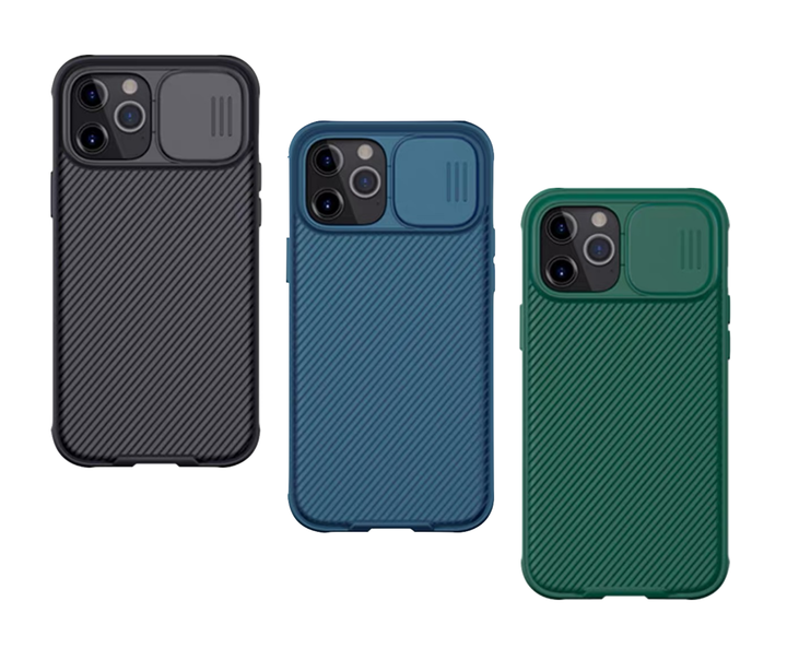 【iPhone 12 系列】Nillkin 滑蓋鏡頭保護殼、防爆玻璃保護貼