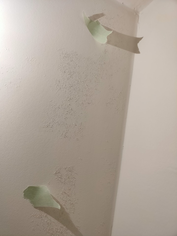 裝潢天花板噴漆後有毛毛的現象