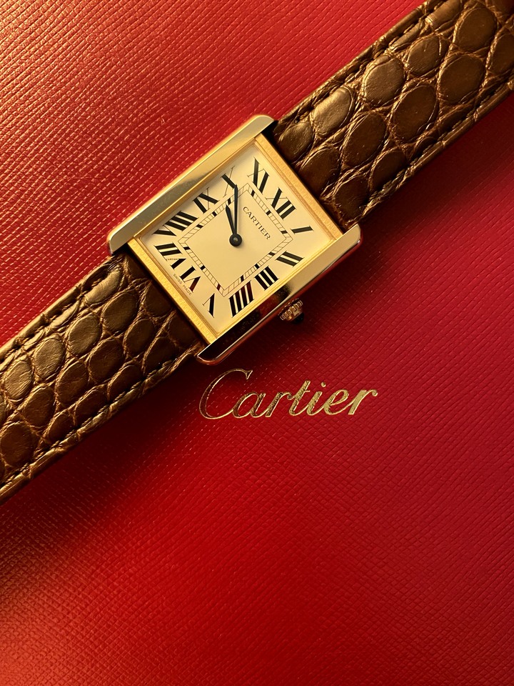 開箱-Cartier Tank Solo 大型玫瑰金購買