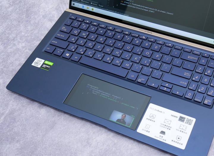 雙螢幕蹦出新滋味 ASUS ZenBook 15 UX534FTC