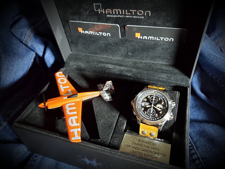 點我看大圖 《是你的跑不掉》Hamilton Khaki Aviation X-Wind Day Date Chronometer 腕錶 (圖多文長)