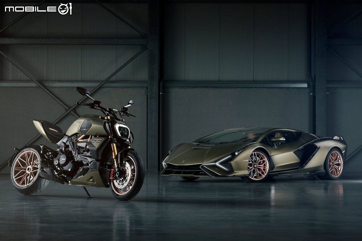 【海外快訊】聯名超跑品牌 DUCATI Diavel 1260 Lamborghini 貴氣登場!