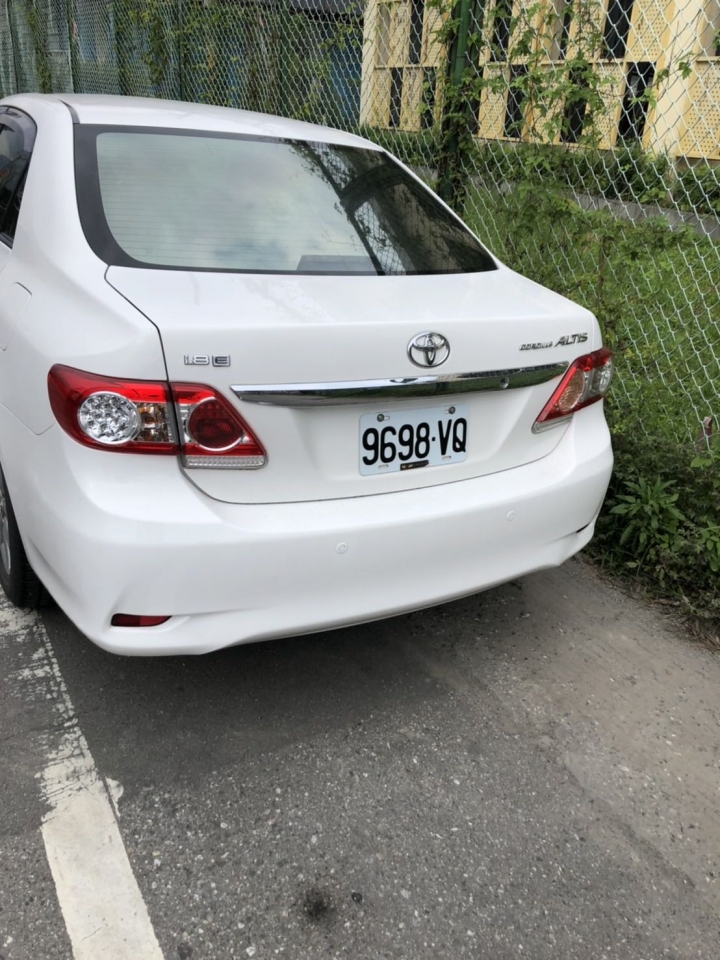 車牌怪怪的，沒檢舉，純討論