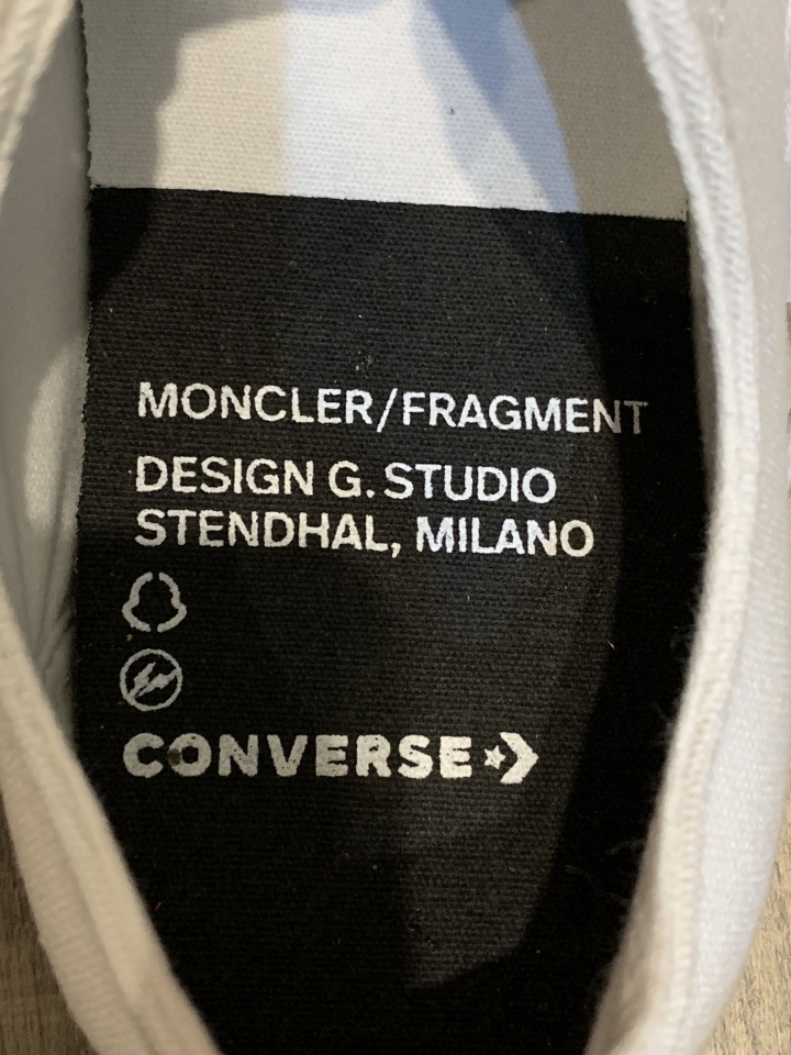 「開箱」CONVERSE X Fragment X Moncler X Chuck 70 OX 1970