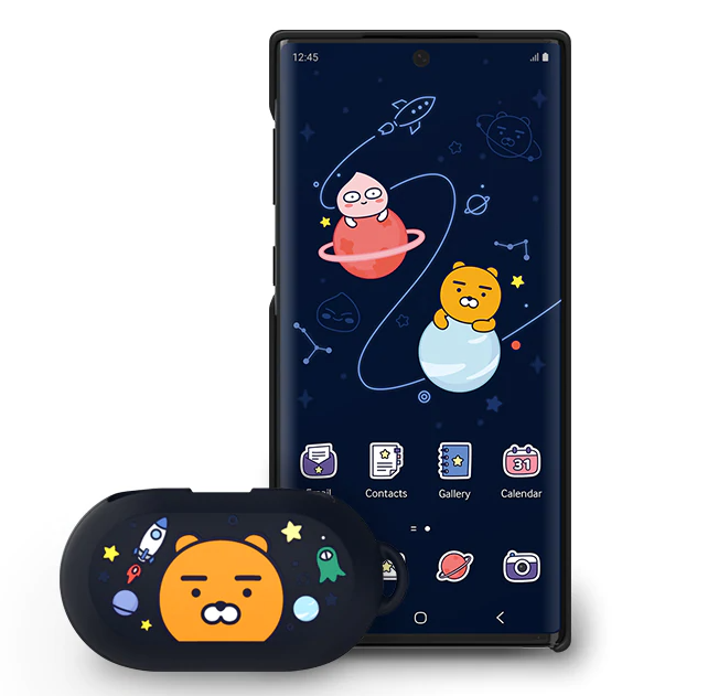 三星 Kakao Friends Ryan Galaxy Buds 保護套 弄不到主題..