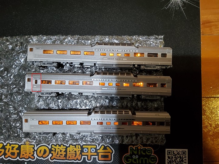 (鐵道模型) 遲來開箱 kato 106-056 California Zephyr 加州和風號