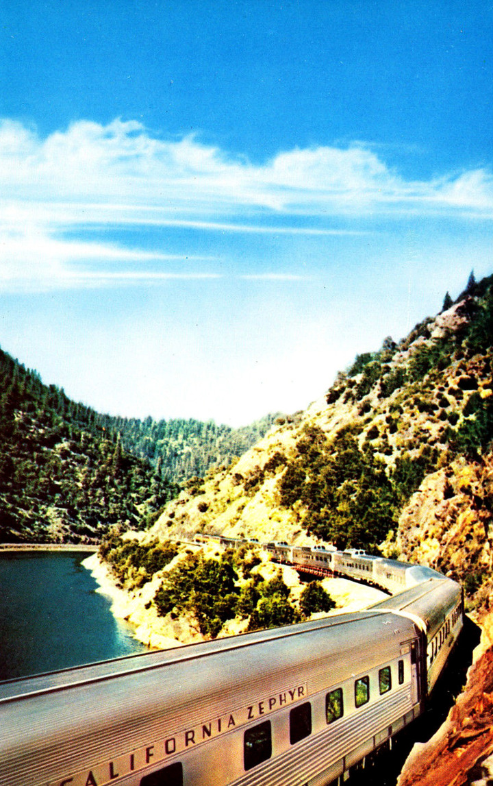 (鐵道模型) 遲來開箱 kato 106-056 California Zephyr 加州和風號