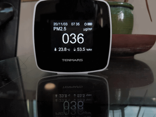 掌握每一口呼吸 ｜  TM-280 PM2.5 室內空氣品質監測儀