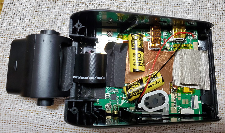 [拆機][更換超級電容] A119 V3 拆機更換超級電容 (Vina TECH 3V 3.3Fx2--> 3V 5Fx2)