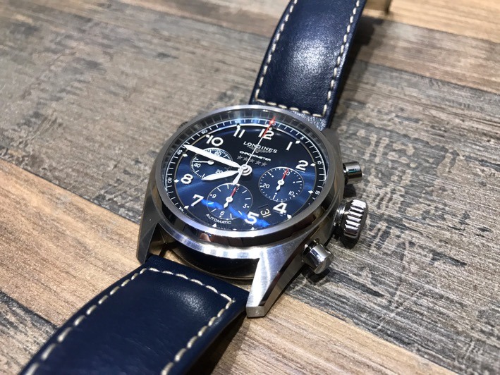 Longines Spirit先行者系列,藍面計時款入手開箱