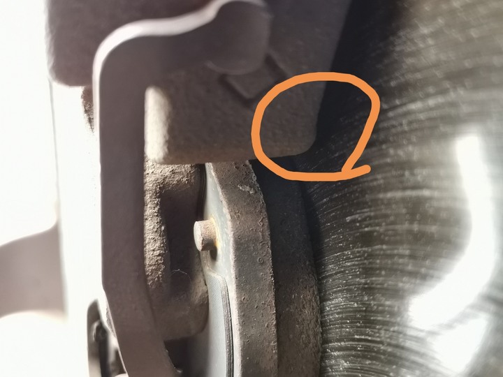 煞車磨到碟盤?