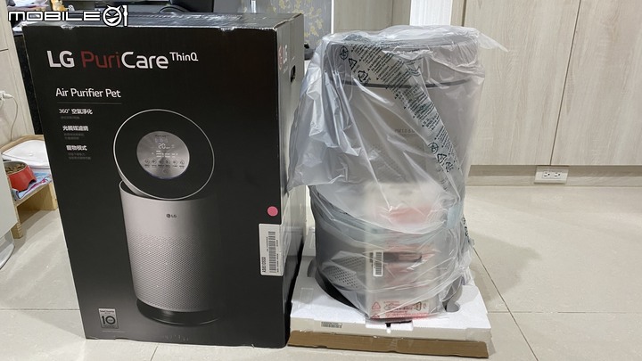 『開箱 』功能最強勁的清淨機 LG PuriCare 360°空氣清淨機(寵物模式版) AS651DSS0 -