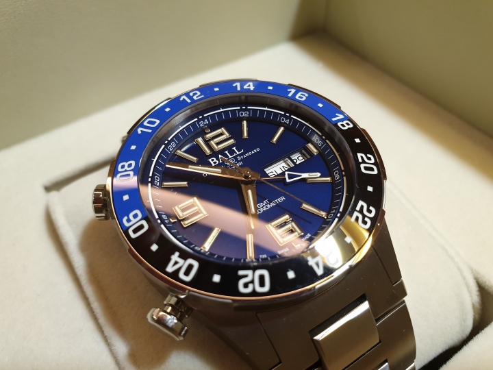 BALL Roadmaster Marine GMT 開箱