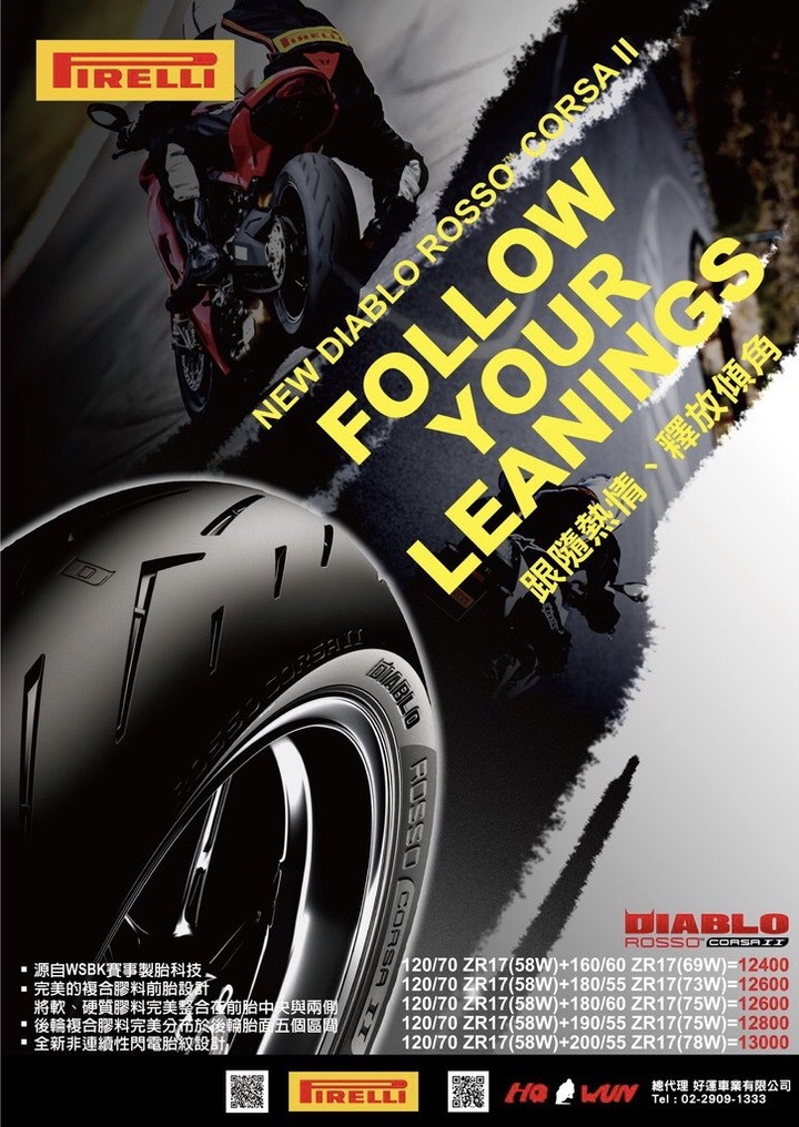 點我看大圖 BMW R9T 搭配 Pirelli Rosso Corsa II 小開箱