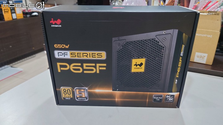 點我看大圖 【平價裝機也有高規格】-InWin P65F 金牌直出電源供應器