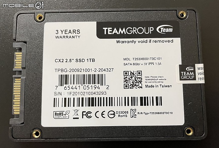 跳水俗賣的 SSD 十銓 TEAMGROUP 入門等級 CX2 開箱