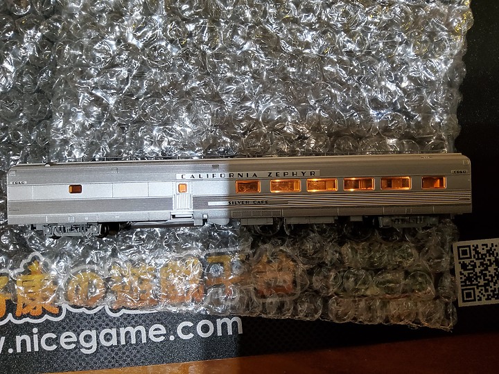 (鐵道模型) 遲來開箱 kato 106-056 California Zephyr 加州和風號