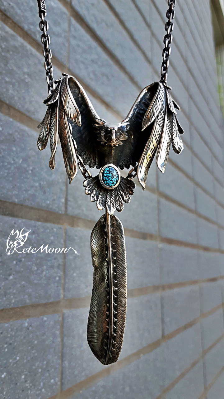 Black Venom Jewelry X Indian&28-Kingman綠松石振翅鷹組合