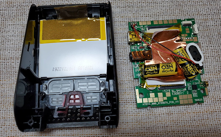 [拆機][更換超級電容] A119 V3 拆機更換超級電容 (Vina TECH 3V 3.3Fx2--> 3V 5Fx2)