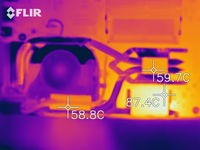 原來筆電也有風道設計的 / CPU 供電溫度怎麽看？