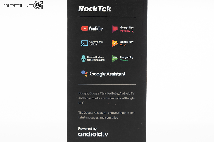 RockTek G1 4K HDR 智慧電視盒 完整的 Android TV 服務打造全新家庭娛樂！