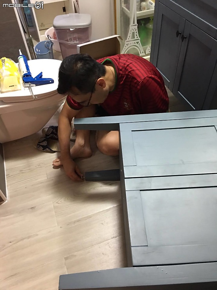 [DIY] 浴室洗臉盆櫃更換分享