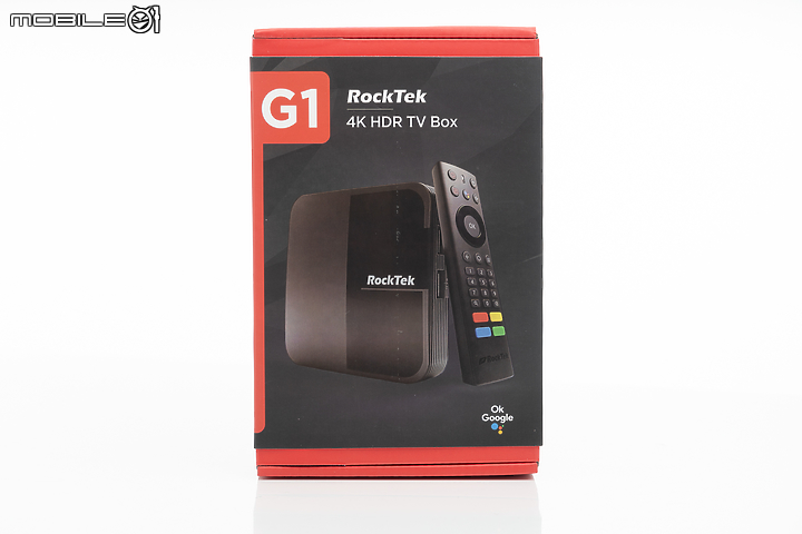 RockTek G1 4K HDR 智慧電視盒 完整的 Android TV 服務打造全新家庭娛樂！