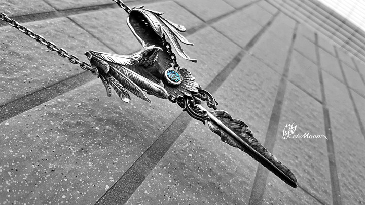 Black Venom Jewelry X Indian&28-Kingman綠松石振翅鷹組合
