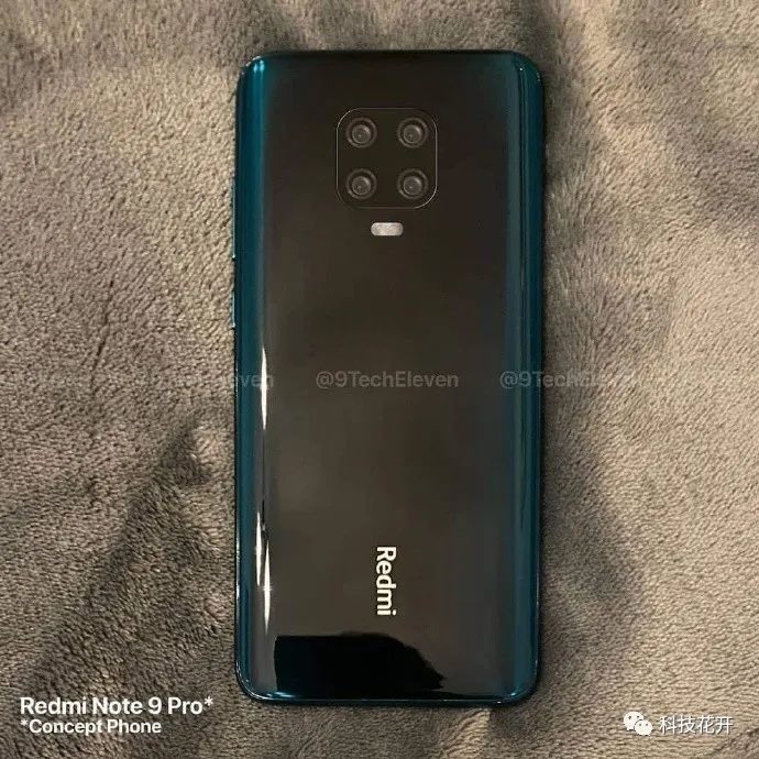 點我看大圖 小米再出千元5G手機,紅米Note9Pro真機現身,中間挖孔+浴霸3攝
