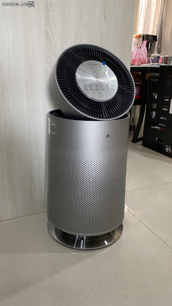 功能最強勁的清淨機 LG PuriCare 360°空氣清淨機(寵物模式版) AS651DSS0開箱 -