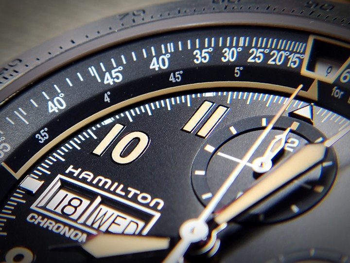 點我看大圖 《是你的跑不掉》Hamilton Khaki Aviation X-Wind Day Date Chronometer 腕錶 (圖多文長)