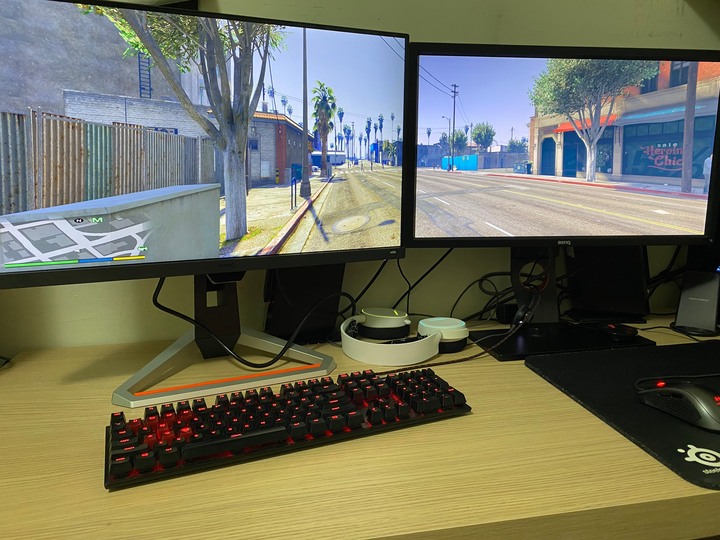 夢寐以求的雙螢幕,Benq EX2710遊戲護眼螢幕開箱