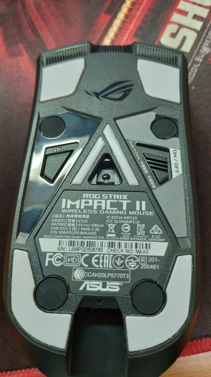 rog strix impact ii wireless 開箱