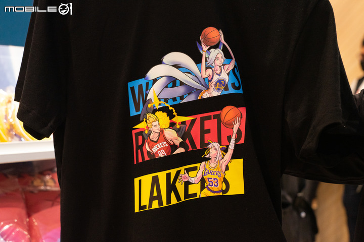 NBA Store Ｘ《傳說對決》合作推出聯名系列商品！ 多位人氣遊戲角色穿上NBA球衣