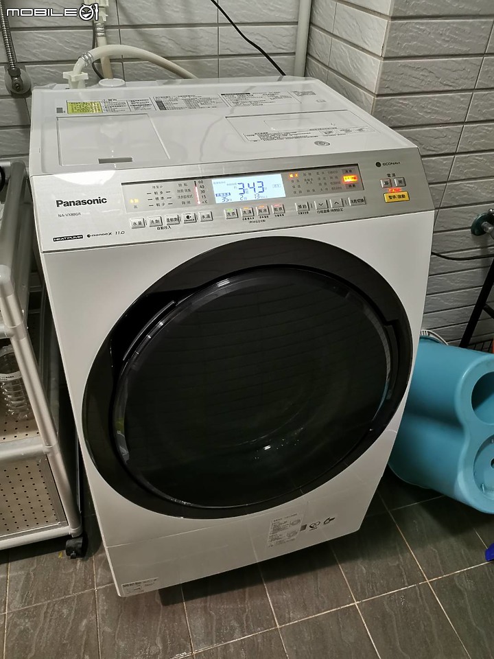 Panasonic國際牌洗衣機 NA-VX88升級VX90 心得分享