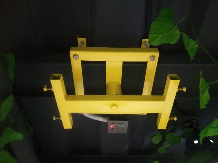 工業風車庫 暖風機Diy