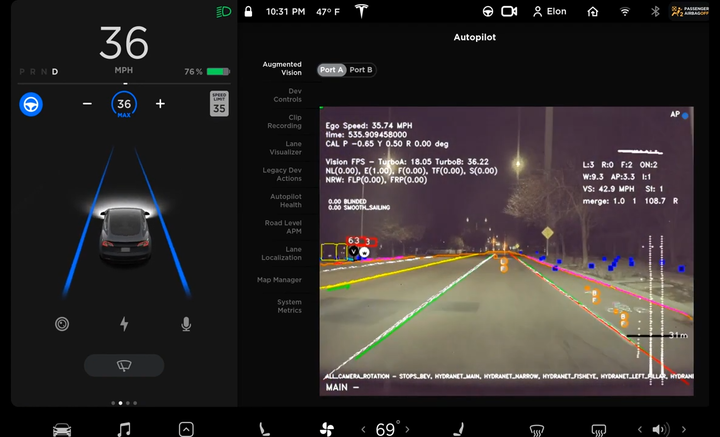 《Autopilot》FSD眼中的世界 (工程模式破解版)